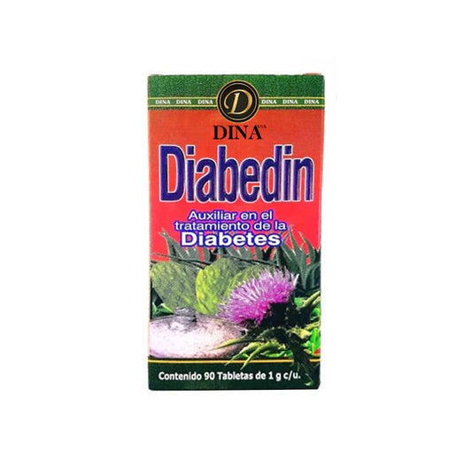 Suplemento Diabedin DINA Contenido 90 Tabletas