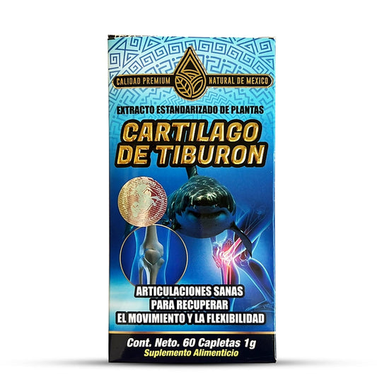 Suplemento Cartilago de Tiburon Shark Cartilage Supplement 60 Caplets