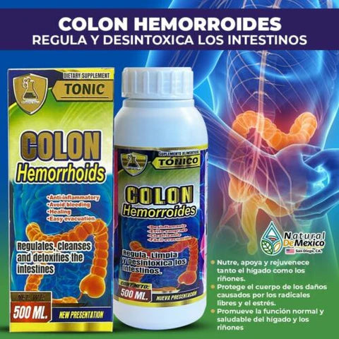Tonico Bebible Colon Hemorroides 500ml